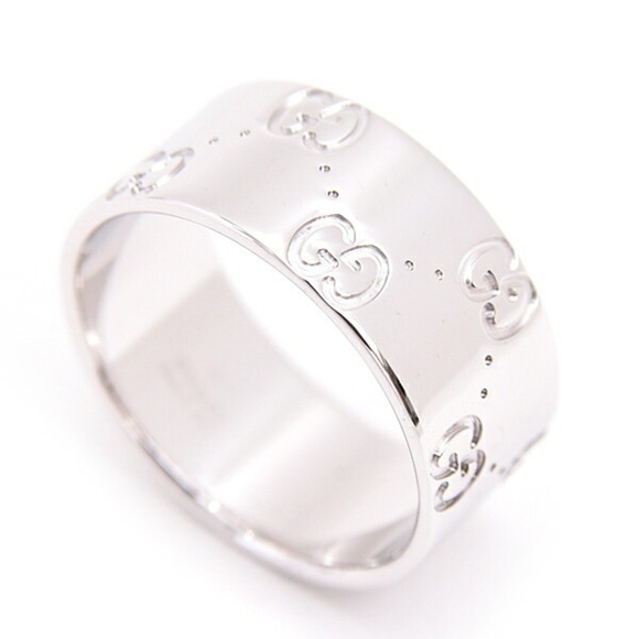GUCCI White Gold Ring - Picture 1 of 8